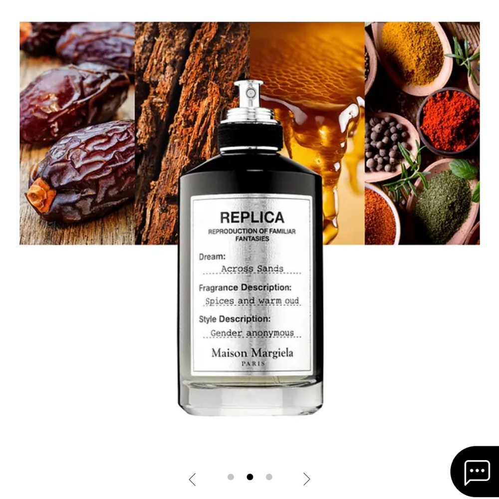 Maison Margiela Replica Perfume 100ml 80% full